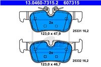 ATE TRINKELĖS STABDŽIŲ GAL. BMW X1 F48 14- BMW 2 F45 13-/BMW 2 F46 