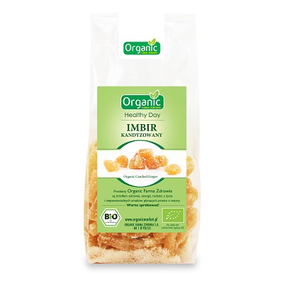 ORGANIC Imbir kandyzowany ekologiczny (125g) - BIO