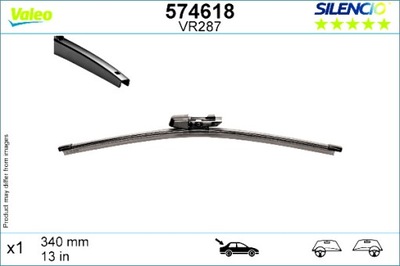 VALEO LIMPIAPARABRISAS ESCOBILLAS BEZSZKIELETOWE PARTE TRASERA 340MM VW CADDY V CADDY V  