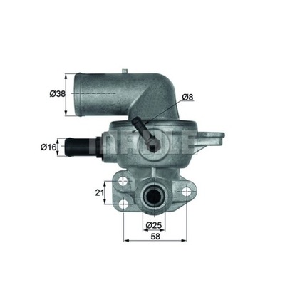 TERMOSTAT, MATERIAL DE REFRIGERACIÓN MAHLE TI 133 88D  