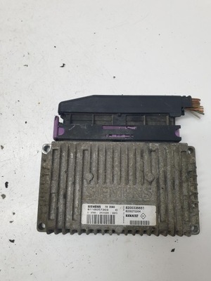 Бортовой компьютер блок управления двигателя renault scenic ii 8200335651 фото №1