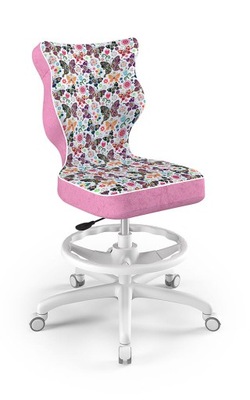 Krzesło z podnóżkiem Petit motyle Storia r.5