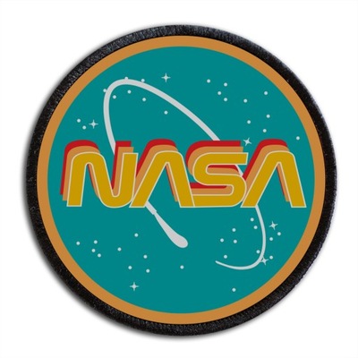 Naszywka logo NASA rzep plakietka