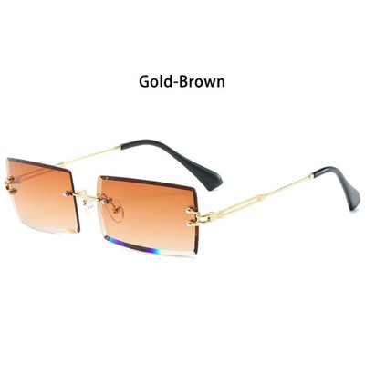 Summer Rimless Summer Eyewear UV400 Rectangle Sun