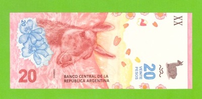 ARGENTYNA 20 PESOS ND 2017 A P-361(1) UNC