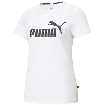 Koszulka damska Puma ESS Logo Tee biała M