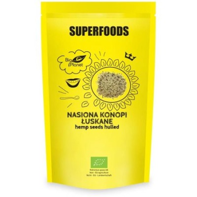 Bio Planet Nasiona konopi łuskane 200 g Bio