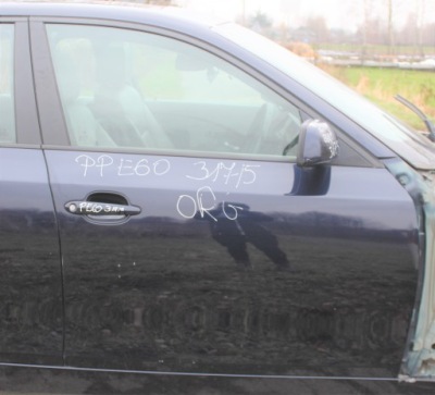 Дверь перед правое bmw e60 e61 317 orient blau фото №1