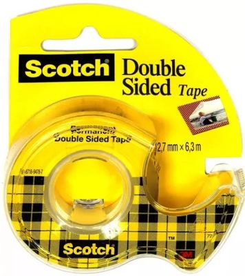 Taśma Scotch Double Sided 12,7mm 6,3m dwustronna