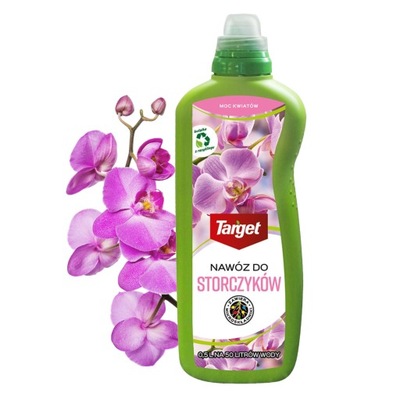 TARGET NAWÓZ PŁYNNY MOC KWIATÓW DO STORCZYKÓW ORCHIDEI STORCZYKA 0,5 L