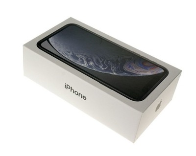 Pudełko Apple iPhone XR 128GB CZARNY BLACK EU
