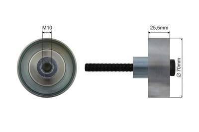 ROLLO CORREA WIELOROWKOWEGO OPEL INSIGNIA ANTARA SAAB 9- 5 CHEVROLET TRAVERS  