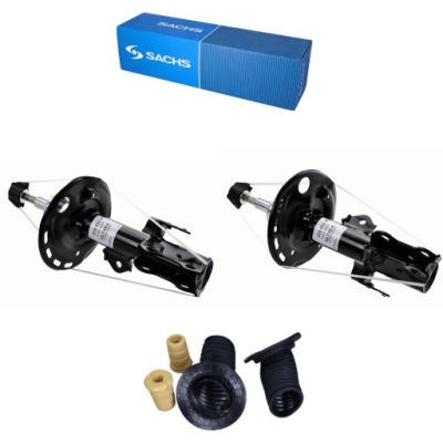 Амортизатори перед + захист toyota auris e15 e18 corolla e15 06-19 фото №1