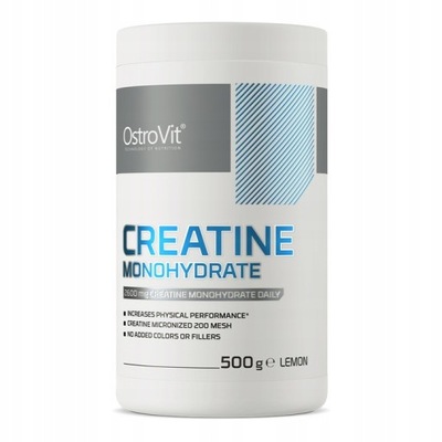 OSTROVIT Creatine Monohydrate 500g - Suplement dla siłaczy