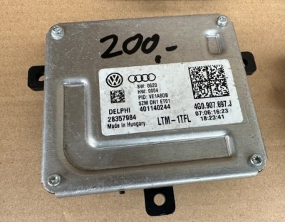 Модуль перетворювач led audi vw 4g0907697j фото №1