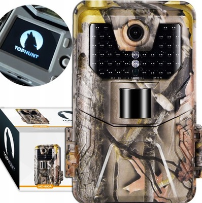 Kamera Leśna TOPHUNT FOTOPUŁAPKA 2.7K POLSKI 44xIR