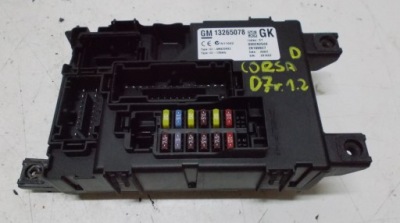 Opel corsa d 1.2 b 07r коробка модуль bsi 13265078 фото №1