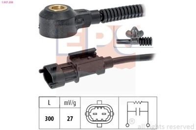 SENSOR DETONACIÓN STUKOWEGO HYUNDAI I30 1,6 07- 1-957-208  