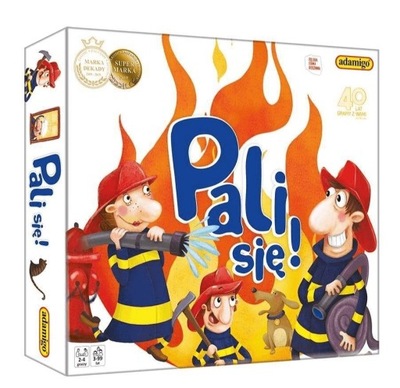 GRA PLANSZOWA PALI SIĘ gra planszowa dla dzieci