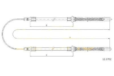 CABLE FRENOS DE MANO IVECO COFLE  