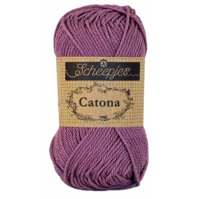 Włóczka Scheepjes Catona 240 / 50 g - ametyst