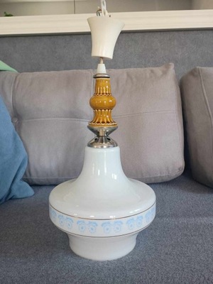 Piękny żyrandol Lampa PRL Vintage Retro Art-Decko LOFT