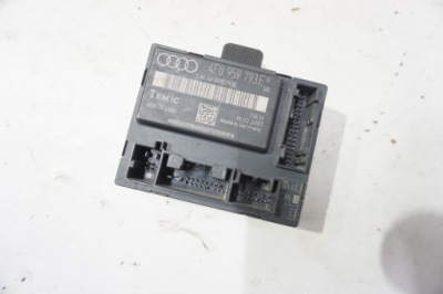 Модуль блок управления дверь 4f0959793e volkswagen audi seat skoda фото №1