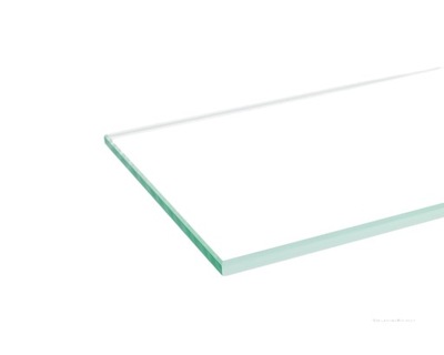 Półka szklana do szafki przezroczysta szkło 6 mm float 290x662 mm
