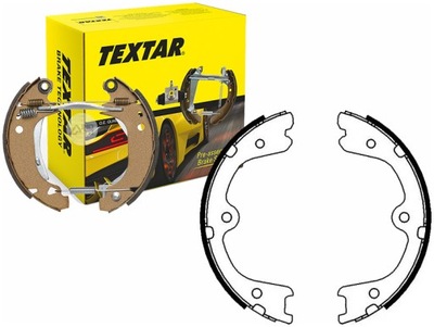 TEXTAR ZAPATAS DE TAMBOR DE FRENADO NISSAN NAVARA 2.5 DCI 4WD  