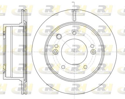 ROADHOUSE 6993.10 ДИСК ТОРМОЗНОЙ (1 ШТУКА)