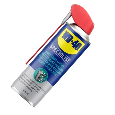 WD-40 БЕЛИЙ СМАЗКА LITOWY Z APLIKATOREM 400ML