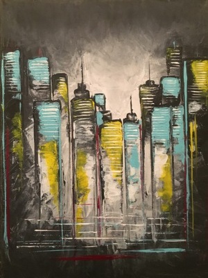 Obraz na płótnie akryl, Manhattan 30 x 40