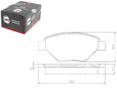 SABOTS DE FREIN DE FREIN D'AXE AVANT A.B.S RENAULT MEGANE II 2002- - milautoparts-fr.ukrlive.com