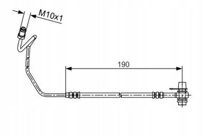 BOSCH 1 987 481 535 CABLE BRAKE ELASTIC - milautoparts-fr.ukrlive.com