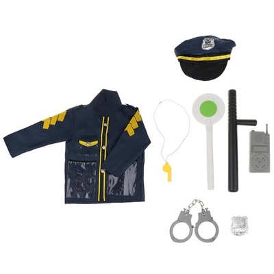 Policjant Zestaw kostiumów do odgrywania ról