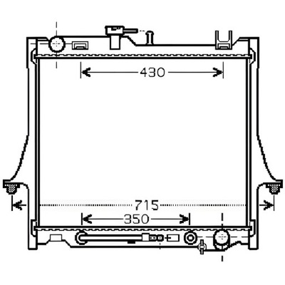 Радиатор isuzu d-max 02-06 фото №1