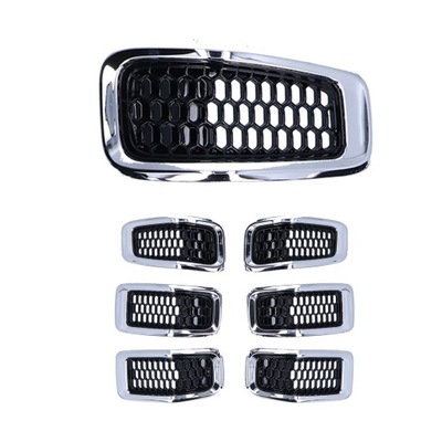 PIEZAS INSERTADAS PARA PARTE DELANTERA REJILLAS PARA JEEP CHEROKEE 14-18  