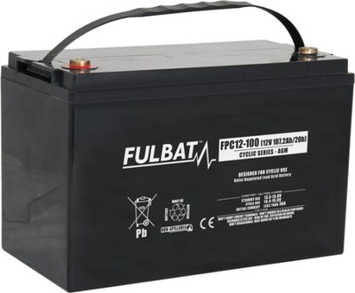 Akumulator Fulbat FPC12-100 VRLA AGM 12V 100Ah