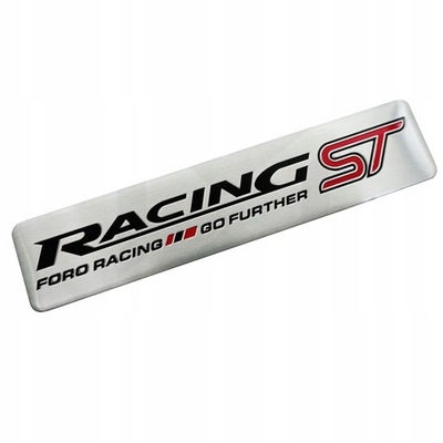 FORD Racing ST emblemat aluminium