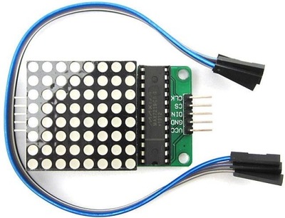 Matryca matrycowa LED 8x8 z MAX7219 - czerwona