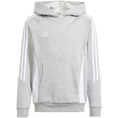 BLUZA ДЛЯ DZIECI ADIDAS TIRO 24 HOODED SWEAT СЕРАЯ IR7505 152CM