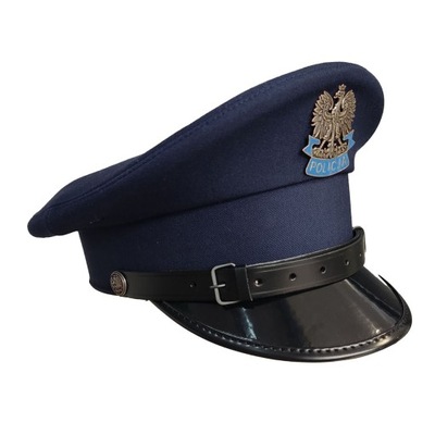 Czapka garnizonowa Policji podoficer aspirant r 53