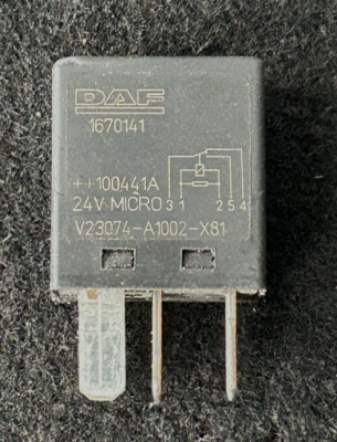 Реле daf xf cf 106 1670141 фото №1