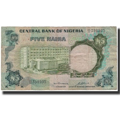 Banknot, Nigeria, 5 Naira, Undated (1973-78), KM:1