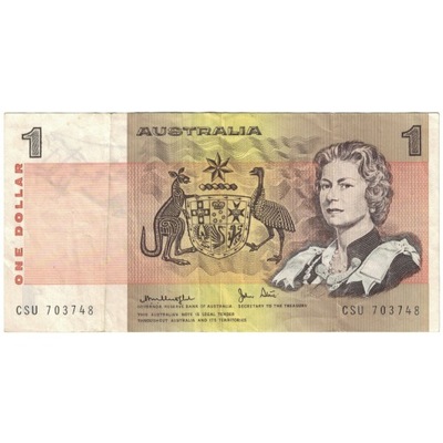 Banknot, Australia, 1 Dollar, KM:37a, EF(40-45)