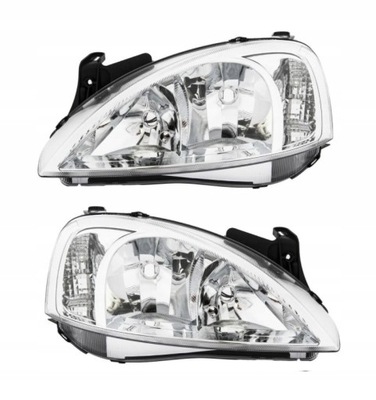 Opel corsa combo c 2003- фара лампа передня фото №1