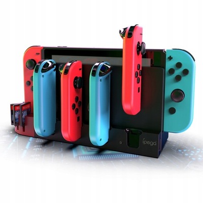 Stacja Ładowarka iPega do 4 x JoyCon Nintendo Switch