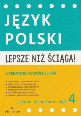 Lepsze niż ściąga Język polski Część 4