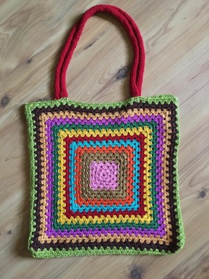 Kolorowa torebka boho HANDMADE