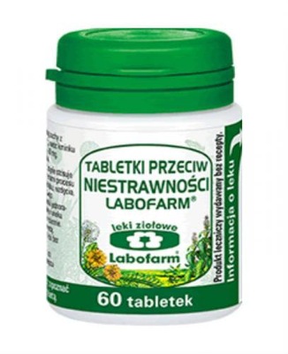 LABOFARM Tabletki przeciw niestrawności 60 tabl.